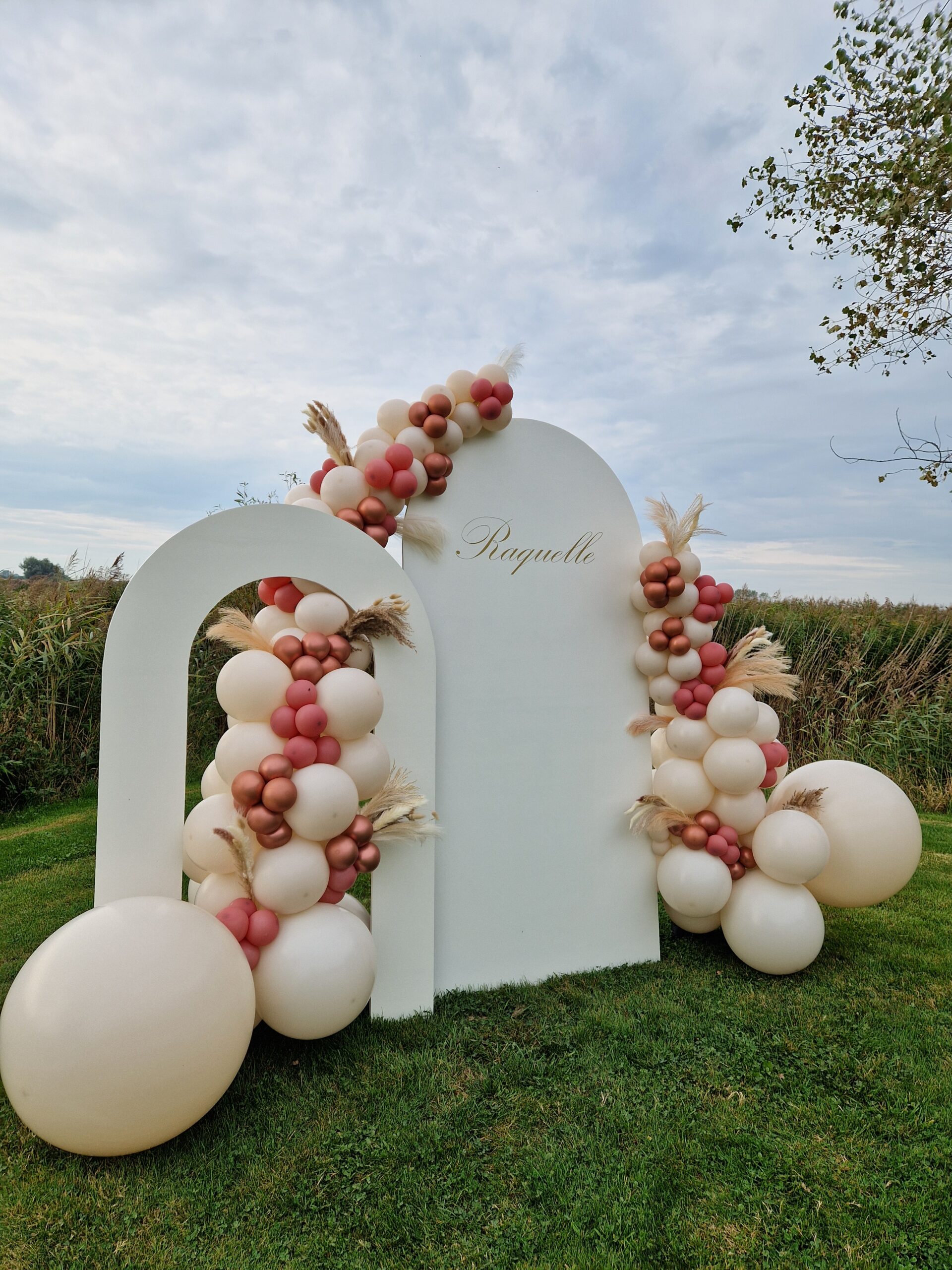 Backdrop met open boog